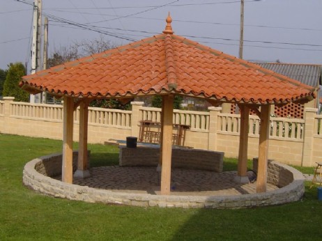 Construccin de cenador zona Cudillero 2